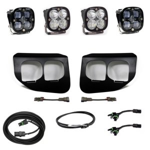 Ford Super Duty Fog Light Pocket Kit - Baja Designs - Dual FPK SAE/Pro DC w/Upfitter - `20-`27 Ford Super Duty Fog Light Pocket Kit - Baja Designs - Dual FPK SAE/Pro DC w/Upfitter - `20-`27